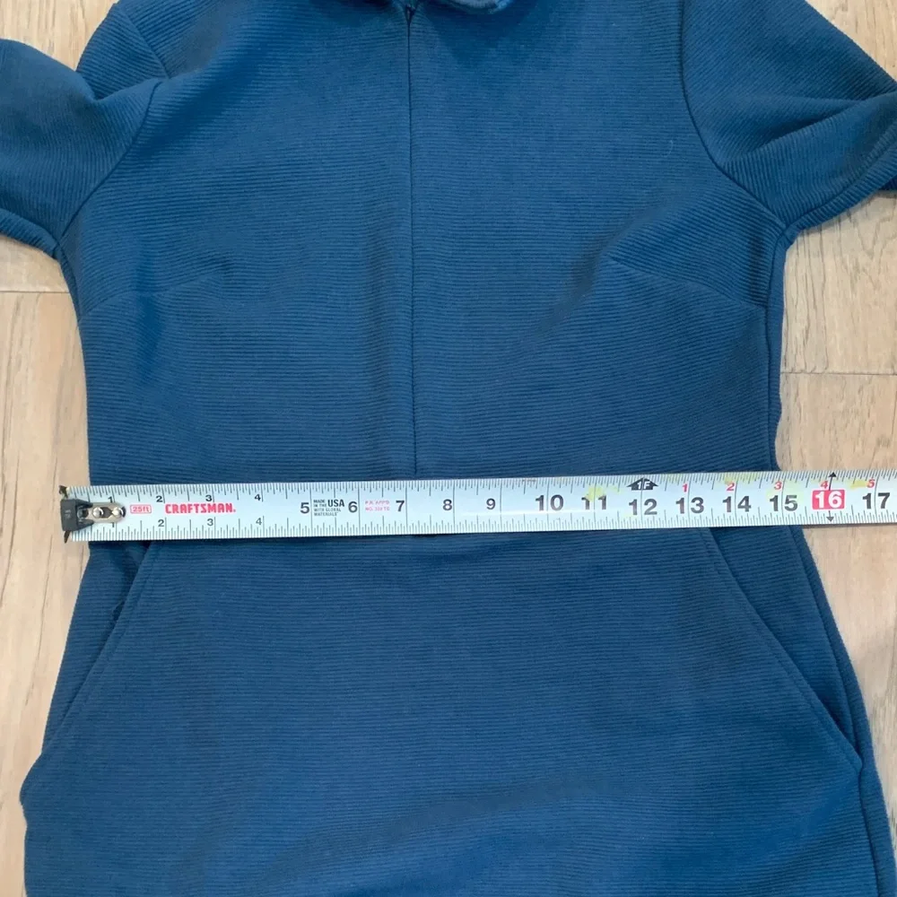 Boden Women's Blue Cam Zip-Up Ottoman Dress Size 2R - Picture 7 of 11